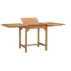 Image de Table extensible de jardin (110 160)x80x75 cm Teck solide