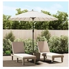 Image de Parasol d'Extérieur et Mât avec Aluminium, Pare-soleil de Patio, Abri de Soleil, Parasol de Terrasse Extérieur, 270 47305