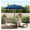 Image de Parasol d'Extérieur avec Mât en Aluminium, Pare-soleil de Patio, Abri de Soleil, Parasol de Plage Jardin Terrasse, 47311