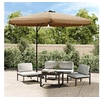 Image de Parasol met stalen paal 300 cm taupe47315
