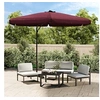 Image de Parasol met stalen paal 300 cm bordeauxrood47316
