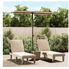 Image de Parasol de Jardin avec Mât en Aluminium, Pare-soleil de Patio, Abri de Soleil, Parasol de Terrasse Extérieur, 180x110 47331