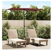 Image de Parasol met aluminium paal 180x110 cm bordeauxrood47332