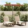 Image de Parasol de Jardin avec Mât en Aluminium, Pare-soleil de Patio, Abri de Soleil, Parasol de Terrasse Extérieur, 47333