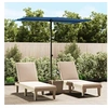 Image de Parasol met aluminium paal 180x110 cm azuurblauw47335