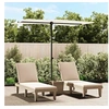 Image de Parasol de Jardin avec Mât en Aluminium, Pare-soleil de Patio, Abri de Soleil, Parasol de Terrasse Extérieur, 2x1,5 m 47337