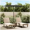 Image de Parasol de Jardin avec Mât en Aluminium, Pare-soleil de Patio, Abri de Soleil, Parasol de Terrasse Extérieur, 2x1,5 m 47338