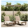 Image de Parasol de Jardin avec Mât en Aluminium, Pare-soleil de Patio, Abri de Soleil, Parasol de Terrasse Extérieur, 2x1,5 m 47339