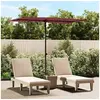 Image de Parasol de Jardin avec Mât en Aluminium, Pare-soleil de Patio, Abri de Soleil, Parasol de Terrasse Extérieur, 2x1,5 m 47340