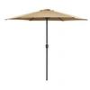 Image de Parasol met aluminium paal 270x246 cm taupe47347
