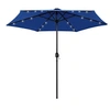 Image de Parasol met LED-verlichting en aluminium paal 270 cm azuurblauw47359