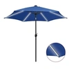Image de Parasol met LED-verlichting en aluminium paal 300 cm azuurblauw47367