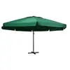 Image de Parasol de Jardin avec Mât en Aluminium, Pare-soleil de Patio, Abri de Soleil, Parasol de Terrasse Arrière-cour 47371