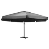 Image de Parasol de Jardin avec Mât en Aluminium, Pare-soleil de Patio, Abri de Soleil, Parasol de Terrasse Extérieur, 600 cm 47372