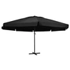 Image de Parasol met aluminium paal 600 cm zwart47376