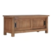 Image de Meuble TV 90x30x35 cm Bois de teck massif