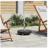 Image de Socle de parasol Granite 30 kg Rond Noir