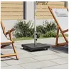 Image de Socle de parasol Granite 30 kg Carré Noir