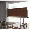 Image de Tuinscherm uittrekbaar 100x300 cm bruin48340