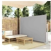 Image de Auvent Latéral Rétractable de Patio Store Latéral Brise-vue Abri Soleil Jardin Terrasse Balcon Exterieur Résistant 48368