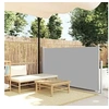 Image de Auvent Latéral Rétractable de Patio Store Latéral Brise-vue Abri Soleil Jardin Terrasse Balcon Exterieur Résistant 48392