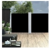 Image de Auvent latéral rétractable Noir 120 x 600 cm