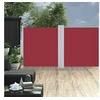 Image de Windscherm uittrekbaar 120x600 cm rood48453