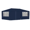 Image de Tente de réception avec parois latérales 4x6 m Bleu 90 g m²