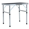 Image de Table pliable de camping Gris Aluminium 60x45 cm