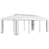 Image de Tonnelle avec toit double 3x6 m Blanc