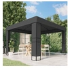 Image de Tonnelle avec toit double 3x3 m Anthracite