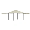 Image de Prieel met uitschuifbare daken 180 g/m² 3x3x2,75 m cràme48003