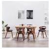Image de Lot de 6 chaise H. 68 cm non pliable en bois interieur gris