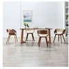 Image de Lot de 4 chaise H. 70 cm non pliable en bois interieur beige