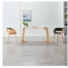 Image de Lot de 2 chaise H. 70 cm non pliable interieur en bois noir