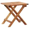 Image de Table pliable de jardin - Carré - 40x40x40 cm - Bois d'acacia massif