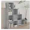 Image de Bibliothèque Séparateur de pièce Gris béton Bois d ingénierie
