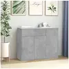 Image de Buffet Gris béton 88x30x70 cm Bois d ingénierie