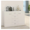 Image de Buffet Blanc 88x30x65 cm Bois d ingénierie