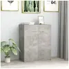 Image de Buffet Gris béton 60x30x75 cm Bois d ingénierie