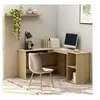 Image de Bureau d'angle forme de l chêne sonoma 120x140x75 cm aggloméré