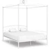 Image de Hemelbedframe metaal wit 160x200 cm284472