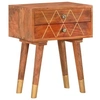 Image de Table de chevet 43 x 30 x 58 cm Bois de manguier massif285853