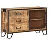 Image de Buffet 100x31x60 cm Bois de manguier massif brut