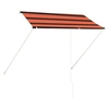 Image de Luifel uittrekbaar 250x150 cm oranje en bruin145896