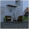Image de Luifel uittrekbaar met LED 250x150 cm antraciet145917