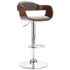 Image de Chaise de bar en metal non pliable H. 106 cm interieur marron