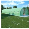 Image de Serre Tente Abri Plantes Serre à Fleurs Serre à Plantes Serre de Jardin Serre d'Extérieur 45 m² Vert 15x3x2 m 48156