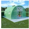Image de Serre Abri Plantes Serre à Fleurs Serre à Plantes Légumes Jardin Résistant Durable Extérieur 6 m² Vert 3x2x2 m 48158
