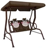 Image de Balancelle pour enfants Marron 115x75x110 cm Tissu